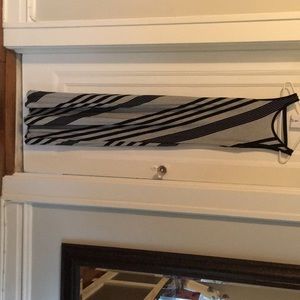 Black and grey striped maxi dress (never worn!)